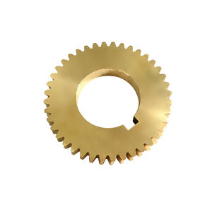 Maquinaria para pulpa y papel C93500 ZCuZn38Mn2Pb2 engranaje de giro helicoidal - Product Image 1