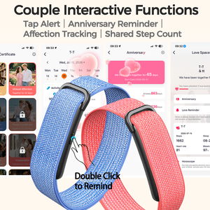 <span class=keywords><strong>Bracelet</strong></span> <span class=keywords><strong>Connecté</strong></span> Sans Écran 2026 Ultra Fin et Léger, Suivi d'Activité Sans Affichage, <span class=keywords><strong>Bracelet</strong></span> de Santé, Rappel <span class=keywords><strong>Couple</strong></span>, Logo Personnalisé OEM - Product Image 2