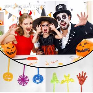 Jouets personnalisés - Chauves-souris collantes colorées pour Halloween, jouets farfelus en gel souple, gadgets anti-stress à presser - Product Image 6