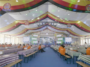 Tentes pliantes 12x24m 12x21m <span class=keywords><strong>Location</strong></span> d'entreprise <span class=keywords><strong>Tente</strong></span> de mariage pour 100 personnes Gazebos d'extérieur Grande <span class=keywords><strong>tente</strong></span> Événement en plein air Gazebos d'extérieur - Product Image 2