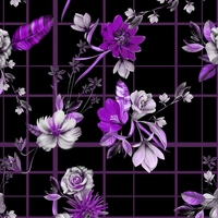 Tissu imprimé mélangé 100% polyester, vente en gros
