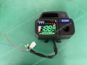 Panel de pantalla digital de alta visibilidad tablero de motocicleta medidor odómetro moto para <span class=keywords><strong>AX</strong></span> <span class=keywords><strong>100</strong></span> TVS Suzuki - Product Image 5