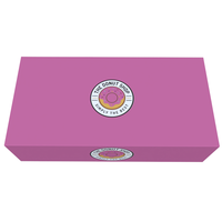 Kunden spezifische Luxus schwarz Geschenk Lebensmittel Keks Macaron Packbox Sweet Cookie Verpackungs papier Macaron Boxv