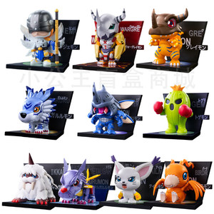POPMRAT Figuras Originales de <span class=keywords><strong>Digimon</strong></span> <span class=keywords><strong>Adventure</strong></span> en PVC y EVA, Serie de Imanes para Refrigerador en Caja Sorpresa, Set Completo para Juguetes y Regalos - Product Image 2