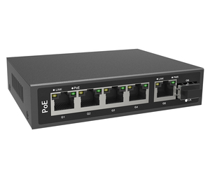 Công tắc PoE 6 cổng với cổng sợi SFP Gigabit 110W - Product Image 3