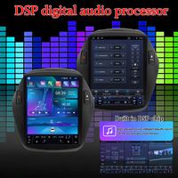 Para Tucson IX35, DSP Inalámbrico, CarPlay, Android Auto, Mirror Link, GPS Integrado, WiFi, Radio Estéreo MP3, Pantalla Dividida, Tablero de Instrumentos