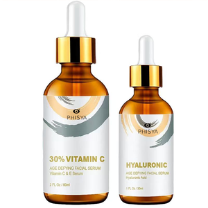 Siero viso Anti-invecchiamento organico PHISYA Set di acido ialuronico e vitamina <span class=keywords><strong>C</strong></span> ingrediente principale olio di Emu per combattere le rughe siero per il viso - Product Image 1