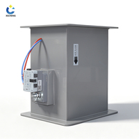 Vanne de régulation de débit d'air galvanisée VAV ; Corps de vanne à volume d'air variable entraîné par ventilateur, adapté à la ventilation des bâtiments de bureaux