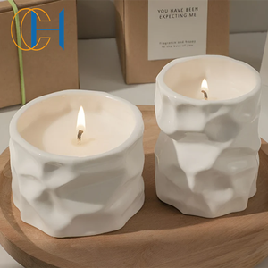 C & H Tùy Chỉnh Thủ Công Gốm Conformal Nến Xử Lý Xi Măng Nến Hình Dạng Độc Quyền Thơm Sáp Đậu Nành Cung Cấp Thiết Kế Miễn Phí - Product Image 3