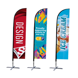 Gran oferta, banderas de jardín baratas, publicidad de poste de fibra de vidrio, Bandera de hoja de playa, banderas de plumas personalizadas - Product Image 1