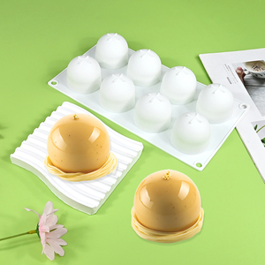 Molde de Silicona Grande de 8 Cavidades en Forma de Media Esfera, Perfecto para Bombas de Chocolate Caliente, Cake Pops y Bombas de Baño, Bandeja para Hornear de Fácil Desmolde - Product Image 6