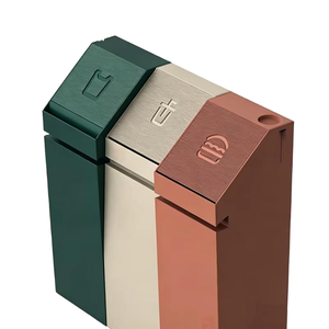 Contenedor de Basura Personalizado Conor - Acero Inoxidable para Uso Interior/Exterior - Product Image 5