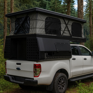 Camper pour camionnette avec toilettes, grands campers économiques, boîte de camping, auvent, pliage, 4x4, pick-up - Product Image 4