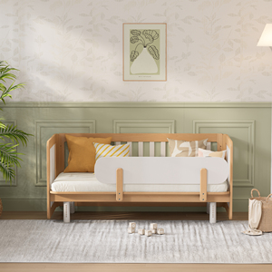 3-6 anni di faggio bianco morbido per bambini e bambine di <span class=keywords><strong>dimensioni</strong></span> gemelle per bambini singoli custodivano letto letto bambino bambino telaio in legno massello per camera da letto - Product Image 3