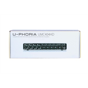 U-PHORIA UMC404HD Studio Recording Soundcard 24-Bit/192 kHz <strong>USB</strong> <strong>Audio</strong>/MIDI <strong>Interface</strong> Condenser Microphone/Headphones - Product Image 6