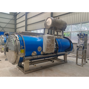 Stérilisateur d'autoclave à pression cylindrique de qualité industrielle nouvel état pour la stérilisation des bouteilles et <span class=keywords><strong>bocaux</strong></span> <span class=keywords><strong>en</strong></span> <span class=keywords><strong>verre</strong></span> - Product Image 3