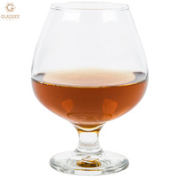 9,25 oz Embassy Snifter Glass Brandy Cognac Crystal Glasses Hand Craft Short Stem Beer Glasses