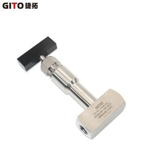 Vanne à aiguille forgée en acier inoxydable 316L cryogénique haute pression GITO avec raccord de tuyau à filetage interne - Product Image 5