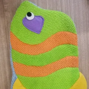 Cute Cartoon Animal Duck Soft Exfoliating Kids Baby Bath Mitt Sponge Ball Shower Glove