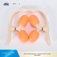 Rouleau de massage pour les jambes et les bras, relaxant musculaire, avec rouleaux circulaires pour les mollets et les bras, pour un usage unisexe et les étirements.