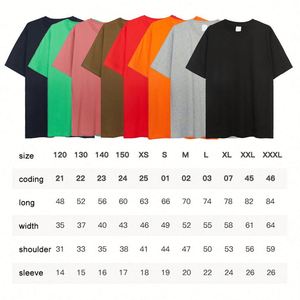 230 Gsm Cotone Organico High Quality Custom All Colours Graphic Bulk Oversized Blank Tshirts Custom Plus Size Men's T Shirts - Product Image 4