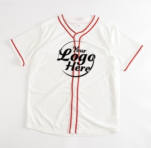 Cardigan personnalisé à simple boutonnage Maillot de baseball Style américain T-shirt de baseball en maille à séchage rapide pour jeunes - Product Image 5