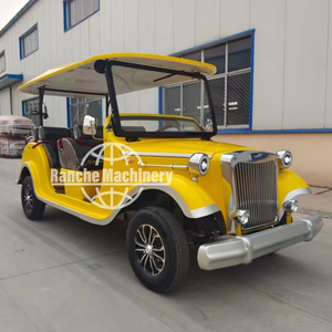 Carrito de Golf Eléctrico de 6 Plazas en Oferta, Auto Clásico Vintage para Turismo - Product Image 1