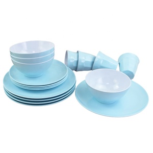 Service de table spécial de luxe, vaisselle personnalisée, en mélamine et rose, 3 pièces, LFGB - Product Image 3