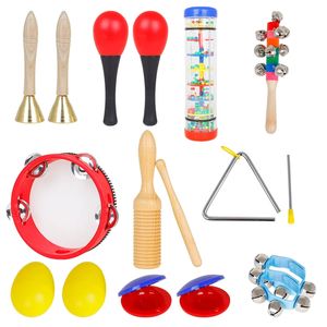 High Quality Orff Ten Piece Percussion Set <b>Music</b> Toy <b>Music</b> Enlightenment Early Education - Product Image 2