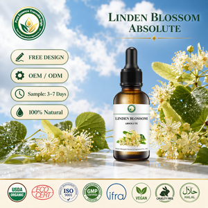 Absolue naturelle de fleur de tilleul (Tilia Cordata) pour parfums, cosmétiques, aromathérapie, bougies et savons – Parfum floral apaisant et relaxant - Product Image 1
