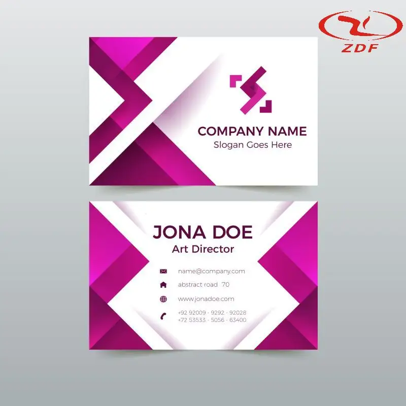 Factory Outlet Customized Business Cards with Logo Offset Printed and Cut to Size Fair Priced Plastic Printing Product