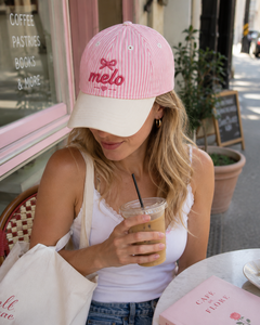 Gorra de Béisbol <span class=keywords><strong>Melo</strong></span> <span class=keywords><strong>Rosa</strong></span> con Bordado Floral, Parte Superior Suave y Ajustable, para Protección Solar en Verano, Nueva Llegada 2026 - Product Image 3