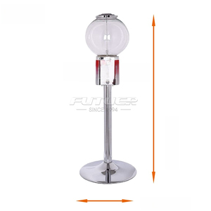 Máquina expendedora de bolas saltarinas con sistema mecánico, máquina de chicles con monedas, dispensador de dulces seguro para niños con pedestal - Product Image 4