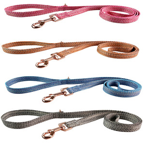 Collar <span class=keywords><strong>de</strong></span> Perro <span class=keywords><strong>de</strong></span> Tela Tejida <span class=keywords><strong>de</strong></span> Lujo con Hebilla <span class=keywords><strong>de</strong></span> Metal Dorado Rosa, Collar Ajustable <span class=keywords><strong>de</strong></span> Diseño para Perros Pequeños y Medianos - Product Image 3