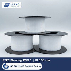ฉนวนกันความร้อน PTFE แบบม้วน ขนาด AWG 0 สำหรับท่อแคปิลลารี เส้นผ่านศูนย์กลางภายใน 8.38 มม. ความยาว 100 ม. รองรับแรงดันไฟฟ้า 600V 300V 150V อุณหภูมิ -70 ถึง 260 องศาเซลเซียส สำหรับฉนวนสายไฟ - Product Image 1
