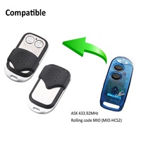 Duplicateur universel de code fixe Champions AG070 433 MHz pour télécommande de porte de garage, clonage de code d'apprentissage, courant maximal 10 A, IP33