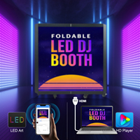Mesa de DJ Flexible con Pantalla LED P2.604 de 6 Unidades, Alta Resolución, Móvil, para Festivales de Música