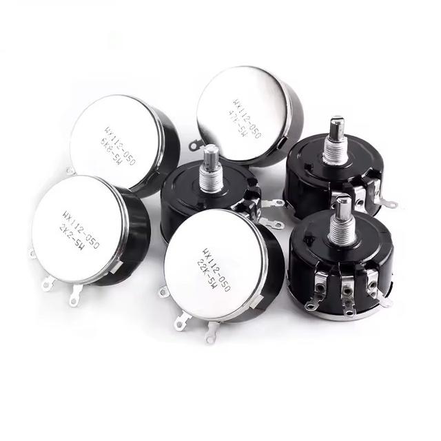 WX112, WX050, Xinghuo - 5W Single-Turn Wirewound Potentiometer (1K, 2.2K, 4.7K, 10K, 22K, 33K, 47K)