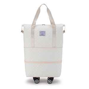 Bagage pliant, roues pivotantes, <span class=keywords><strong>sac</strong></span> de voyage pour femme, grande capacité, extensible, léger, portable et <span class=keywords><strong>sac</strong></span> de maternité - Product Image 1