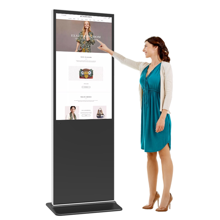 46inch support Multi-language lcd kiosk floorstanding advertising display tv digital kiosk with Touch Screen