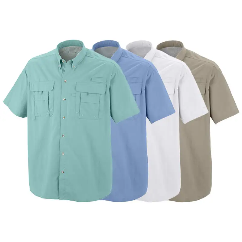 Fishing Shirts Clothing Outdoor Sports Lightweight Quick-Dry Fishing Shirts Man Shirt Casual