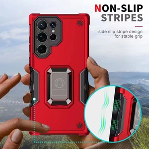 Custodia per Telefono <span class=keywords><strong>TCL</strong></span> <span class=keywords><strong>20</strong></span> XE Antiurto con Anello Metallico e Supporto, per Samsung S25 Edge S24 Ultra A55, <span class=keywords><strong>Cover</strong></span> Magnetica per Auto - Product Image 4