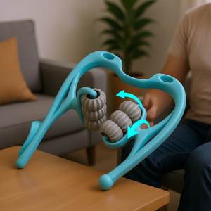 Masajeador de Cuello CJAM2449889, Rodillo Giratorio 360° para Alivio del Dolor en Cuello y Hombros, con 6 Bolas, Diseño Portátil - Product Image 2