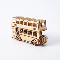 Kit de bricolage en vrac pour puzzles 3D en bois à engrenages mécaniques, pour l'apprentissage éducatif STEM