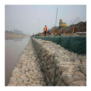 Pvc Gecoate Gabion Mesh Gabion Box Mand