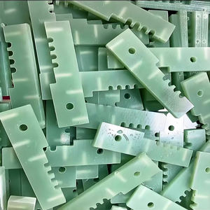 कस्टम 3240 एपॉक्सी/g10 f4 फाइबरग्लास बोर्ड प्रसंस्करण उच्च वोल्टेज लौ retardant इन्सुलेशन शीट (पीला/काला/पानी हरा) - Product Image 4