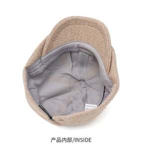 Gorro de Punto Cálido para Otoño e Invierno, Gorra Estilo Newsboy Británico, Gorra Casual de Moda para Hombre, Mezcla de Lana - Product Image 4