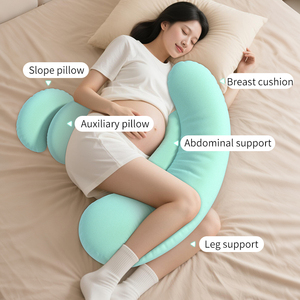 Almohada Ergonómica Personalizada para Embarazo, Almohada de Maternidad de Gran Tamaño en Forma de U, Soporte Corporal para Mujeres Embarazadas - Product Image 2