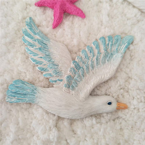 Set di 3 Gabbiani <span class=keywords><strong>in</strong></span> <span class=keywords><strong>Resina</strong></span> Poliresina Decorazioni da Parete Nautiche e da Spiaggia - Product Image 5