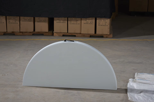 Venta caliente al aire libre Mesa Redonda de 6 pies, mesa redonda de material HDPE, escritorio completo - Product Image 4